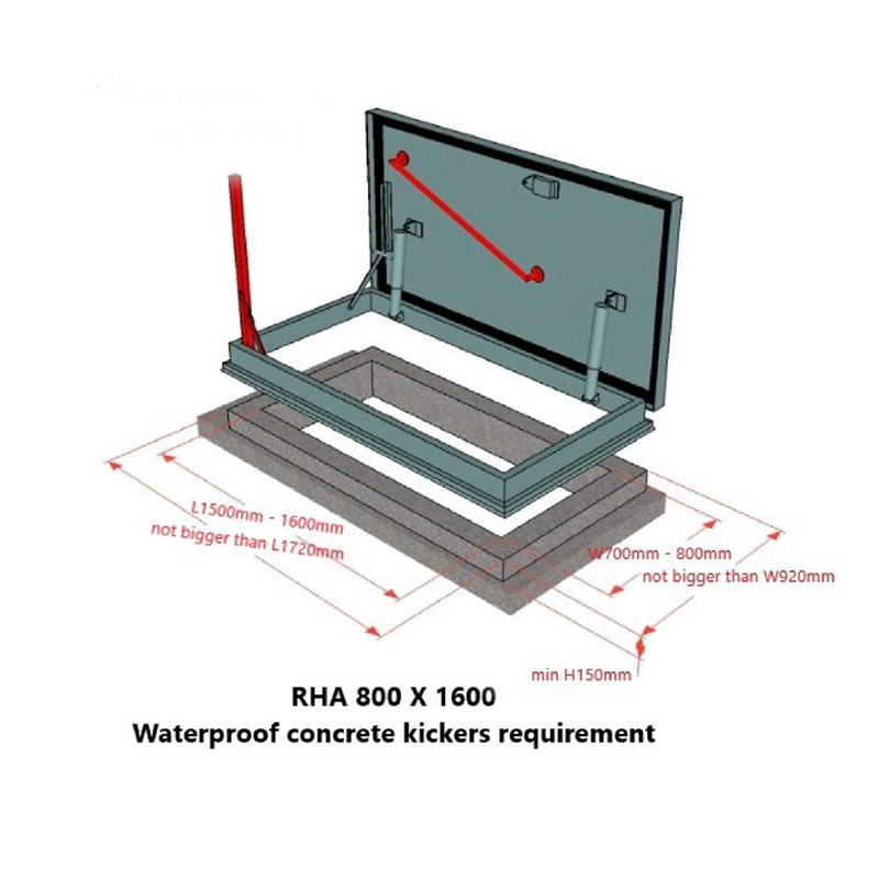 Aluminium Roof Hatch - RHA0816 | Bronte Attic