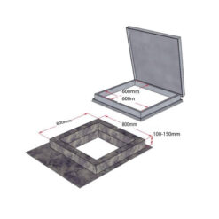 Stainless Steel 201 Roof Hatch - SAC0606 | Bronte Attic