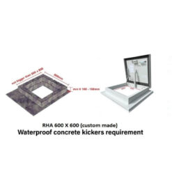 Aluminium Roof Hatch - RHA0606 | Bronte Attic