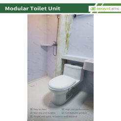 Modular Toilet Unit - MTU1217 | Bronte Attic