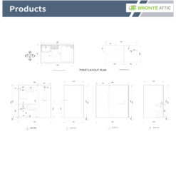 Modular Toilet Unit - MTU1219 | Bronte Attic